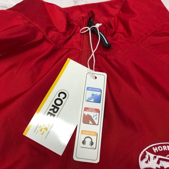 NWT Hornblower Niagara Cruises Adult Windbreaker Hacket Size Small Red B311 -10 - Picture 8 of 16